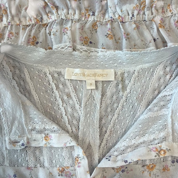 LoveShackFancy Austen Top in Sterling - Picture 8 of 9